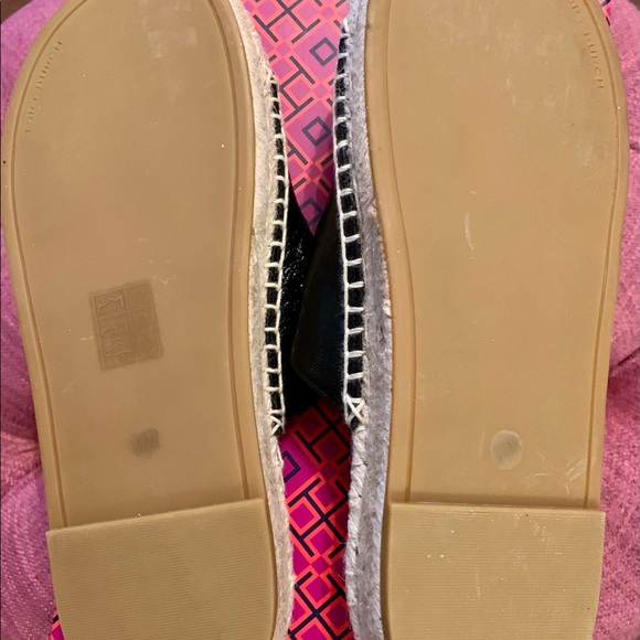 Tory Burch Selby Two-Band Espadrilles Slides 8.5 - Picture 7 of 10